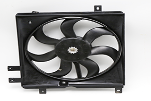 1016003508 Sklop hladilnega ventilatorja hladilnika, združljiv z Geely Panda, Free Cruiser – 5-lug | Hanbo® Veleprodaja