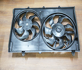 Dvojni električni sklop ventilatorja hladilnika OE 24350874 za Chevrolet Captiva Baojun 530